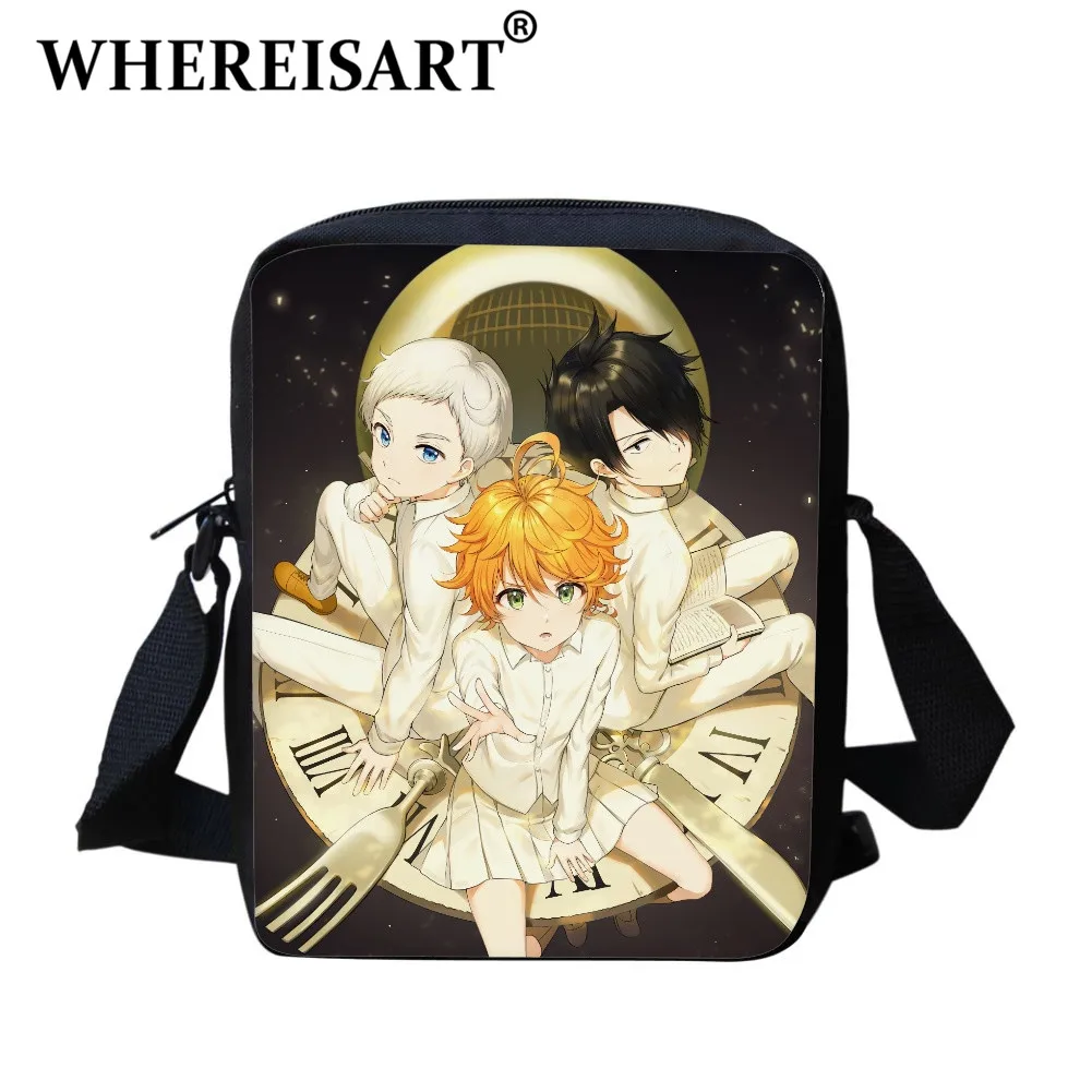 WHEREISART Unisex Anime The Promised Neverland Shoulder Bag Cosplay Messenger Bag High Quality Crossbody Bag Gift For Teenagers
WHEREISART Unisex Anime The Promised Neverland Shoulder Bag Cosplay Messenger Bag High Quality Crossbody Bag Gift For Teenagers