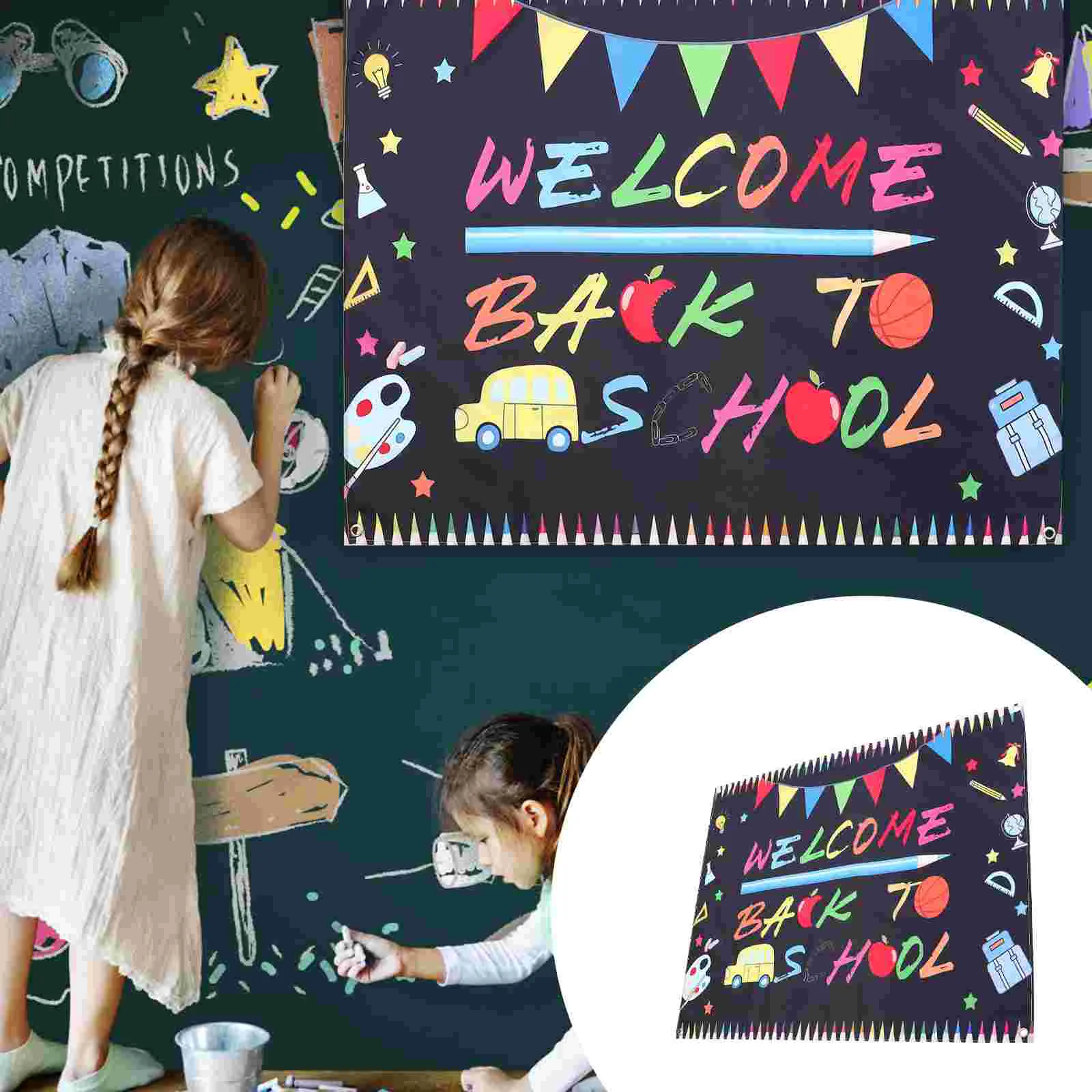Schoolto Banner Decorations Welcome Party Board Bulletin Backdrop Decor Background Birthday Photobooth Hanging Photo Students
Schoolto Banner Decorations Welcome Party Board Bulletin Backdrop Decor Background Birthday Photobooth Hanging Photo Students