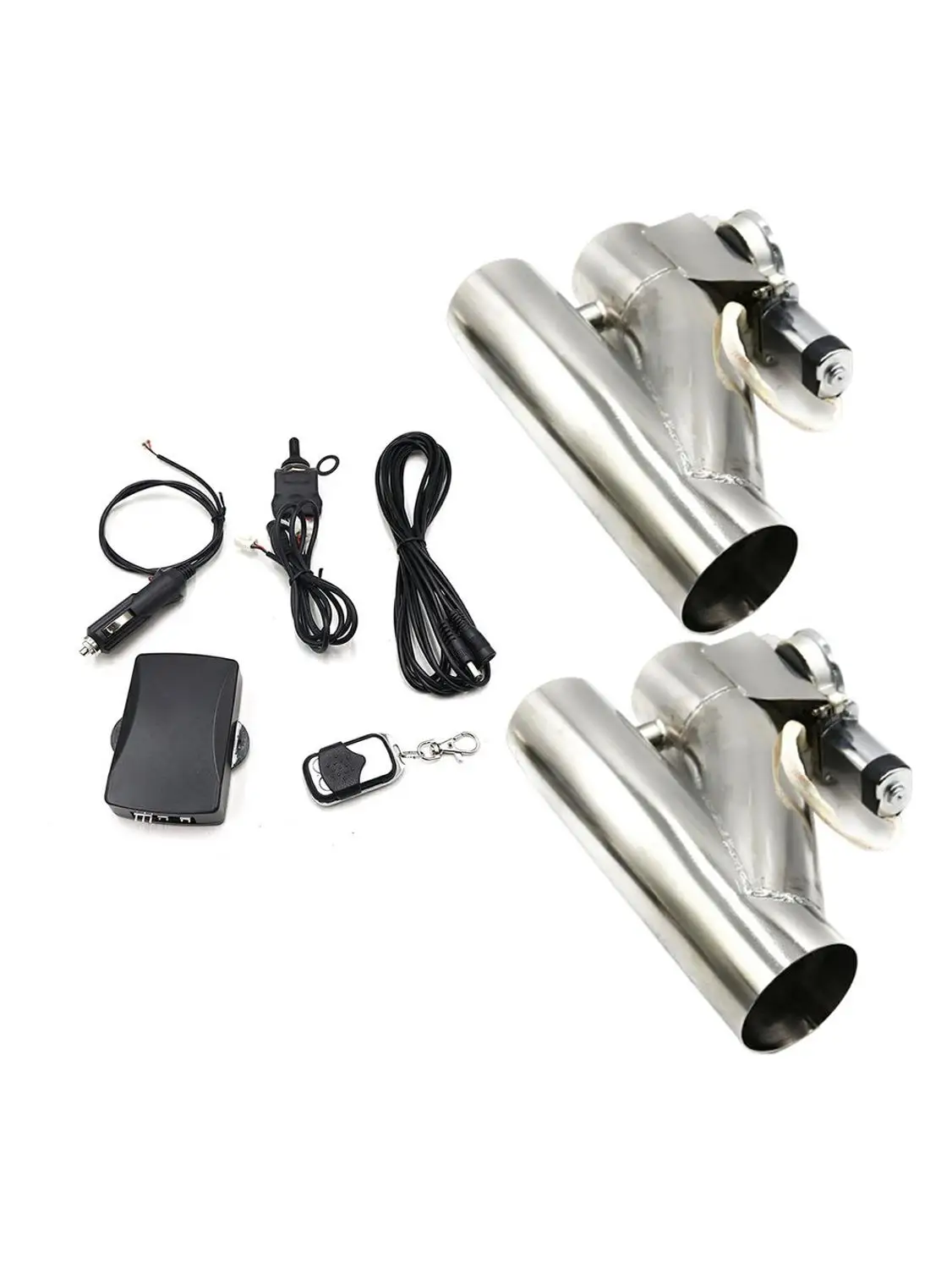 Two-in-one Single Opening Integrated Y-type Exhaust Valve Electric Exhaust Downpipe Electronic Stop Valve Remote Control
Two-in-one Single Opening Integrated Y-type Exhaust Valve Electric Exhaust Downpipe Electronic Stop Valve Remote Control