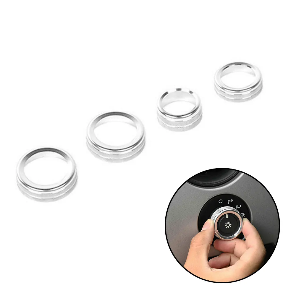 Cover Trim Switch Knob Car Accessories Aluminum Alloy Four Four-wheel Drive Headlamp Switch For Ford F150 2009-2014
Cover Trim Switch Knob Car Accessories Aluminum Alloy Four Four-wheel Drive Headlamp Switch For Ford F150 2009-2014