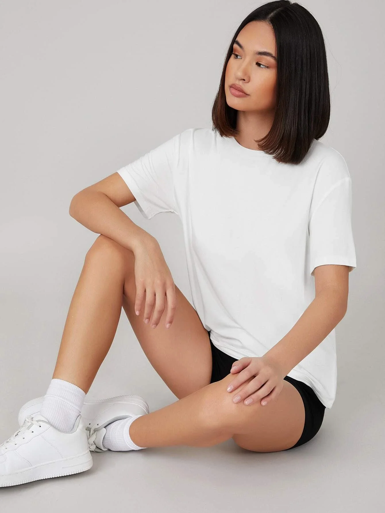 BASICS Drop Shoulder Solid Tee
BASICS Drop Shoulder Solid Tee