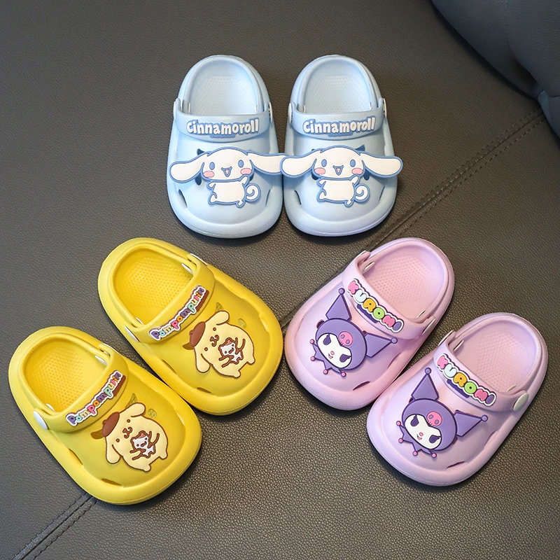 Сандалии Sanrioed для дома и ванной, аниме Kuromi Cinnamoroll Melody, пляжные шлепанцы с дырками, Детские комнатные тапочки, подарок для девочек
Сандалии Sanrioed для дома и ванной, аниме Kuromi Cinnamoroll Melody, пляжные шлепанцы с дырками, Детские комнатные тапочки, подарок для девочек