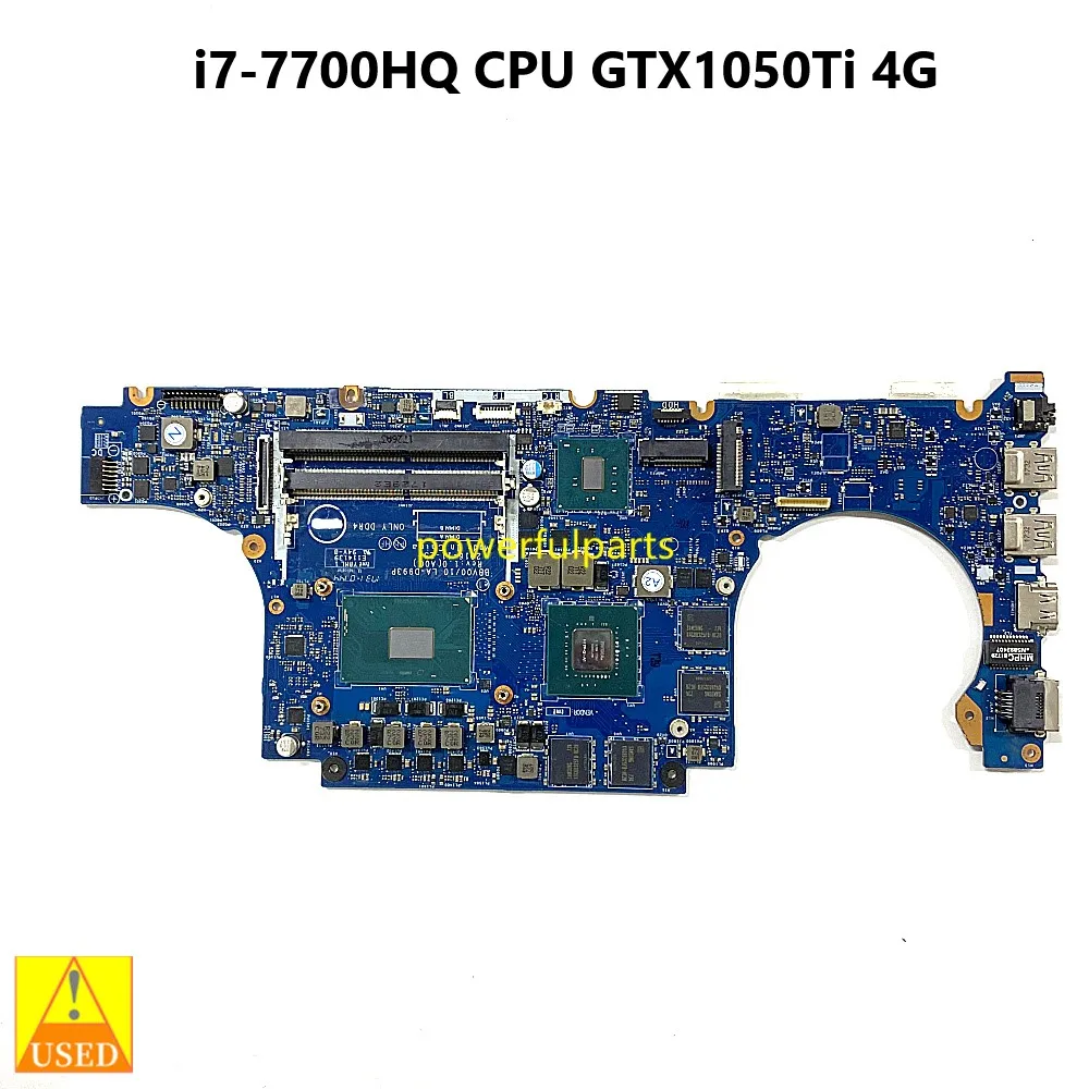 Б/у, хорошо работает для материнской платы Dell Inspiron 15 7567 i7-7700HQ CPU GTX1050Ti 4G 0P84C9 BBV00, товар протестирован
Б/у, хорошо работает для материнской платы Dell Inspiron 15 7567 i7-7700HQ CPU GTX1050Ti 4G 0P84C9 BBV00, товар протестирован