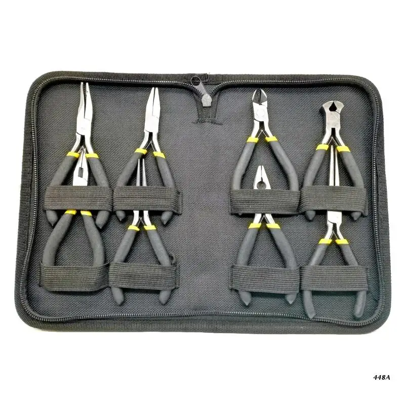 8PCS Mini Jewelry Pliers Carbon Steel Jewelry Plier Sets Flat Nose / Sharp-Nose / Diagonal Nose Wire End Cutter Pliers
8PCS Mini Jewelry Pliers Carbon Steel Jewelry Plier Sets Flat Nose / Sharp-Nose / Diagonal Nose Wire End Cutter Pliers