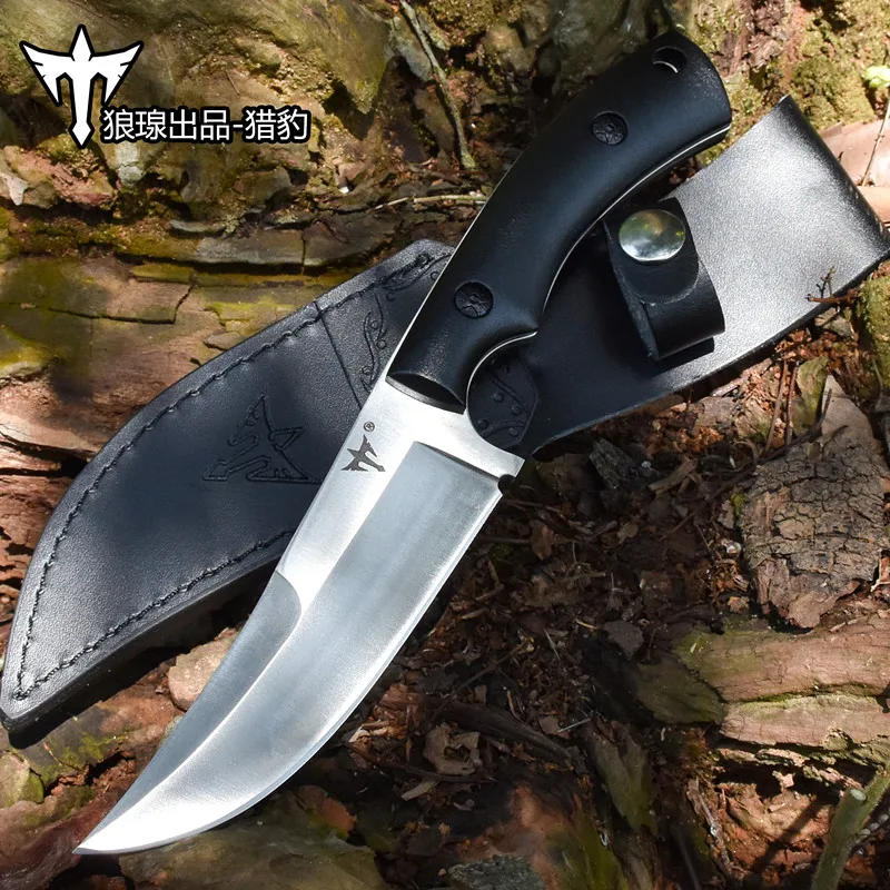 Barbecue Small Straight Knife Fruit Knife Portable Outdoor survival knife black handle Camping Hunting Hike collection gifts 
Barbecue Small Straight Knife Fruit Knife Portable Outdoor survival knife black handle Camping Hunting Hike collection gifts
