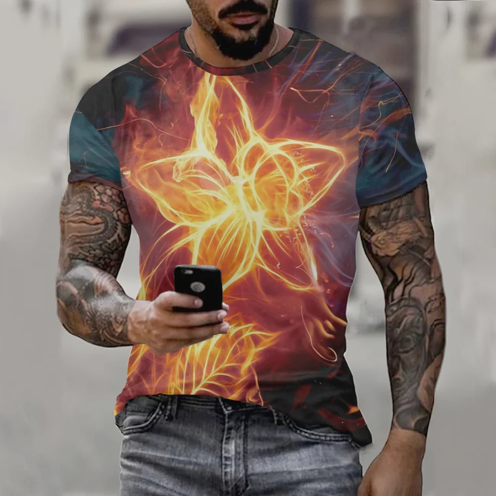 2022 New Summer Clothes For Men Thin T-shirt 3D Printer Plant Flower Casual T-shirt Unisex Streetwear Short Sleeve T-shirts
2022 New Summer Clothes For Men Thin T-shirt 3D Printer Plant Flower Casual T-shirt Unisex Streetwear Short Sleeve T-shirts