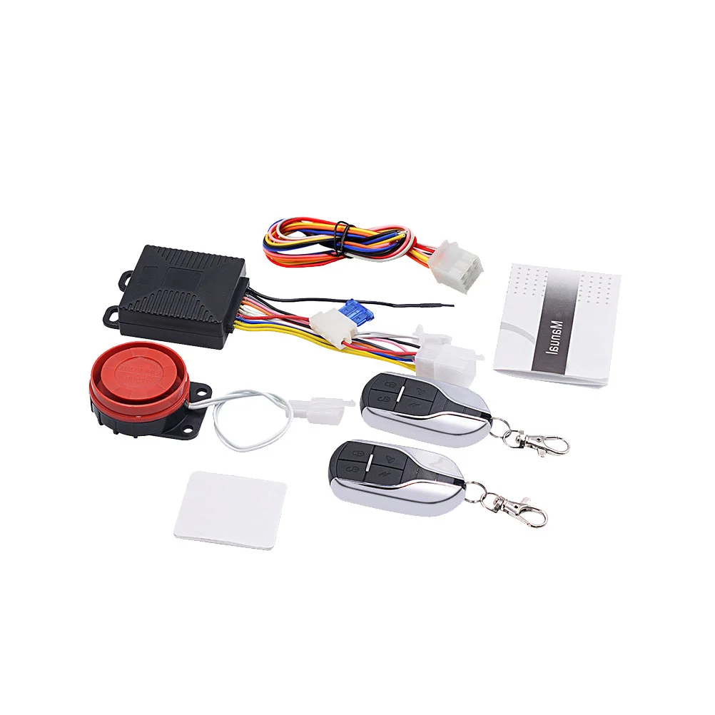 1 Set 12V Motorcycle Alarm System Horn Scooter Engine Start Keyless Entry Anti-line Cut Universal Alarm Speaker (Black)
1 Set 12V Motorcycle Alarm System Horn Scooter Engine Start Keyless Entry Anti-line Cut Universal Alarm Speaker (Black)