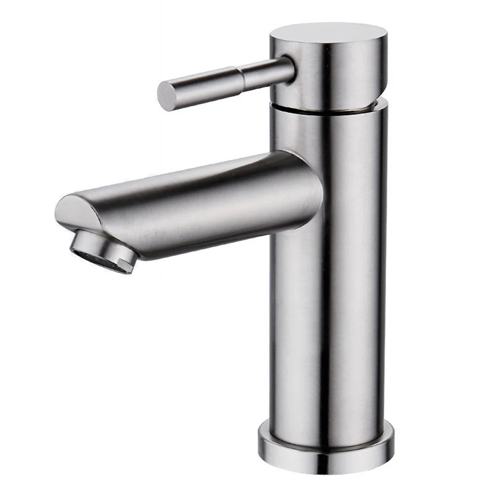 Stainless Steel Basin Faucet Bathroom Sink Faucets Hot Cold Water Mixer Taps Single Handle Hole Toilet Sink Tap Deck Mounted
Stainless Steel Basin Faucet Bathroom Sink Faucets Hot Cold Water Mixer Taps Single Handle Hole Toilet Sink Tap Deck Mounted