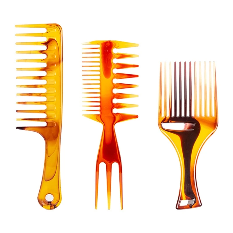 3pcs Men's Oil Head Comb Anti Static Wide Teeth Combs Professional Hair Styling Tool for Hairdresser Salon Home Use
3pcs Men's Oil Head Comb Anti Static Wide Teeth Combs Professional Hair Styling Tool for Hairdresser Salon Home Use