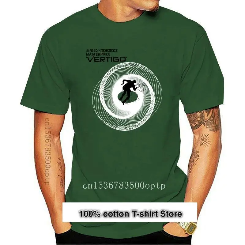 Camiseta ajustada oficial de la película VERTIGO para hombre, camiseta de talla mediana y grande, ropa de casa de los caballeros 
Camiseta ajustada oficial de la película VERTIGO para hombre, camiseta de talla mediana y grande, ropa de casa de los caballeros