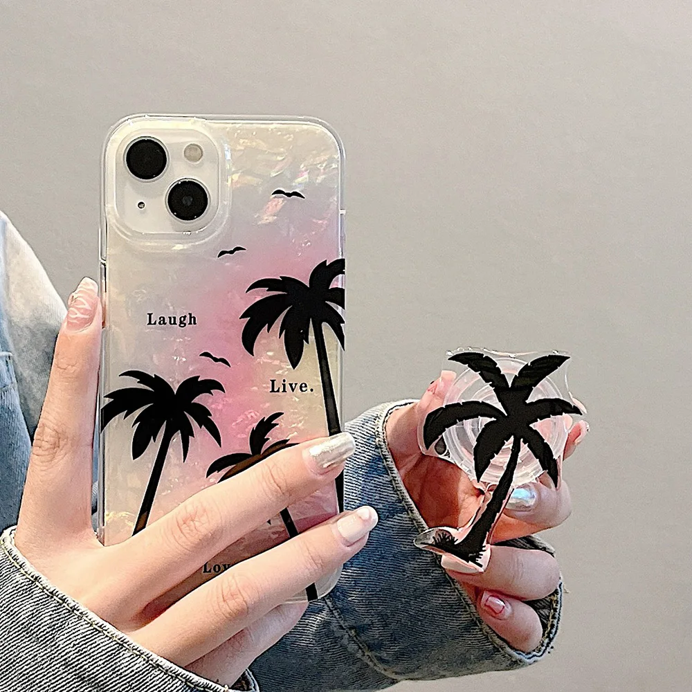Coconut Laser Phone Case For iphone 15 Case IPhone 11 13 12 14 15 Pro Max Fundas With Holder Silicone Shockproof Bow Tie Cover
Coconut Laser Phone Case For iphone 15 Case IPhone 11 13 12 14 15 Pro Max Fundas With Holder Silicone Shockproof Bow Tie Cover