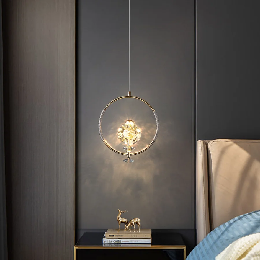 Modern Led Bedroom Bedside Crystal Pendant Lights Simple Kitchen Living Room Chandelier Hanging Lighting Fixture Long Line Lamp
Modern Led Bedroom Bedside Crystal Pendant Lights Simple Kitchen Living Room Chandelier Hanging Lighting Fixture Long Line Lamp