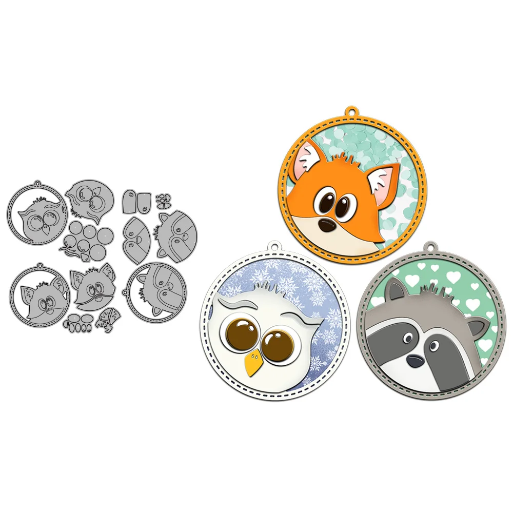 MangoCraft Kawaii Animals Round Shaker Cutting Dies Embossed Scrapbooking Suppllies DIY Metal Cut Dies For Cards Album Decor
MangoCraft Kawaii Animals Round Shaker Cutting Dies Embossed Scrapbooking Suppllies DIY Metal Cut Dies For Cards Album Decor