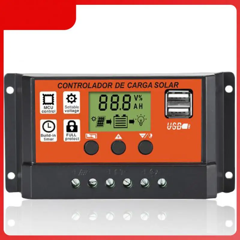Solar Charge Controller Intelligent Lcd Display 10a 20a 30a Dual Usb Charging 12v/24v Auto Solar Regulator With Dual Usb 5v Pwm
Solar Charge Controller Intelligent Lcd Display 10a 20a 30a Dual Usb Charging 12v/24v Auto Solar Regulator With Dual Usb 5v Pwm