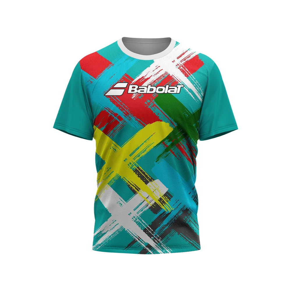 Boutique Breathable Golf Clothing Patchwork Printed Babolat Tennis T-Shirt Men's Fitness Short Sleeve Men's Badminton Sportswear
Boutique Breathable Golf Clothing Patchwork Printed Babolat Tennis T-Shirt Men's Fitness Short Sleeve Men's Badminton Sportswear