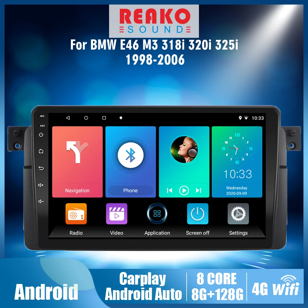 2din Car Radio For BMW E46 M3 Rover 318/320/325/330/335 Android 4G Carplay Multimedia Player Navigation GPS WIFI with frame
2din Car Radio For BMW E46 M3 Rover 318/320/325/330/335 Android 4G Carplay Multimedia Player Navigation GPS WIFI with frame