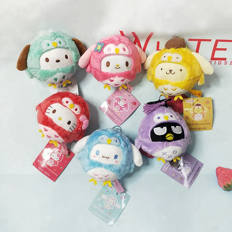 Cartoon Sanrios Transformed into Owl Series Cinnamoroll Melody Kuromi Plush Childrens Toy Doll Car Electric Car Bag Pendant
Cartoon Sanrios Transformed into Owl Series Cinnamoroll Melody Kuromi Plush Childrens Toy Doll Car Electric Car Bag Pendant
