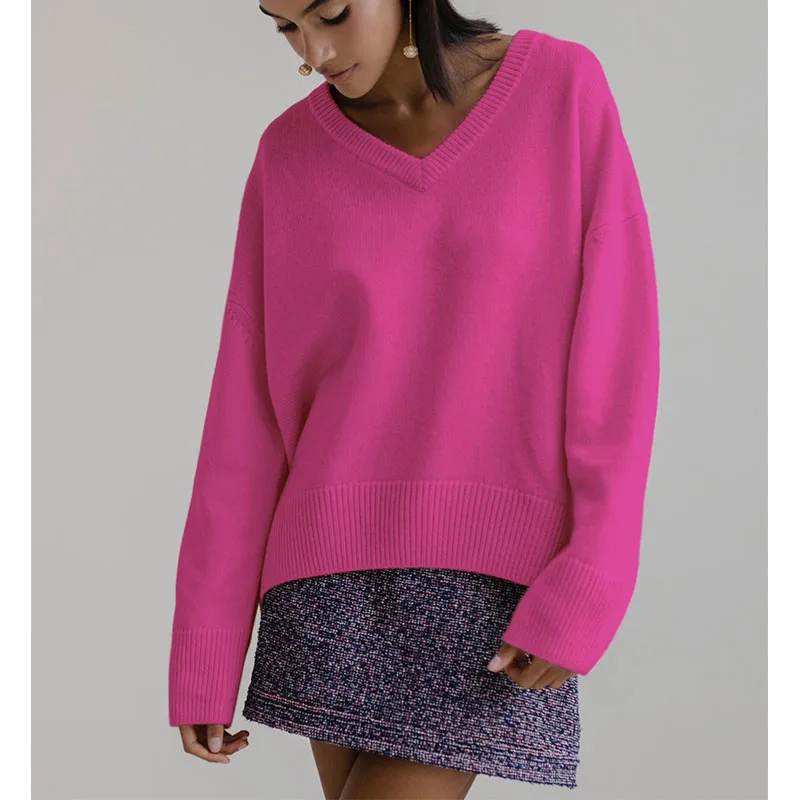 Harajuku Winter Sweaters Women V-neck Loose Solid Color Knit Vintage Sweater Women 2022 Autumn Lazy Wind Mid-Length Pullover
Harajuku Winter Sweaters Women V-neck Loose Solid Color Knit Vintage Sweater Women 2022 Autumn Lazy Wind Mid-Length Pullover
