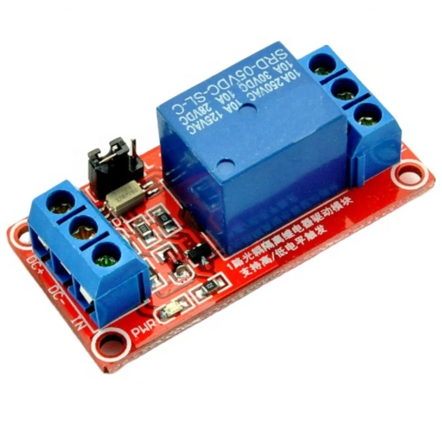 1 Channel 5V Relay Module Board Shield with Optocoupler Support High and Low Level for Ardu 
1 Channel 5V Relay Module Board Shield with Optocoupler Support High and Low Level for Ardu