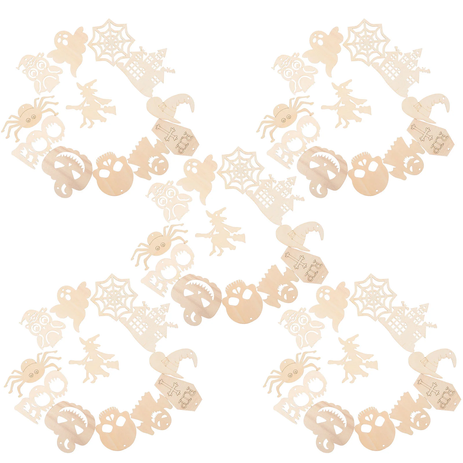 60Pcs Home Decor Practical Multi-function Wooden Cutouts Wood Pieces Wood Decors for Children Decor
60Pcs Home Decor Practical Multi-function Wooden Cutouts Wood Pieces Wood Decors for Children Decor