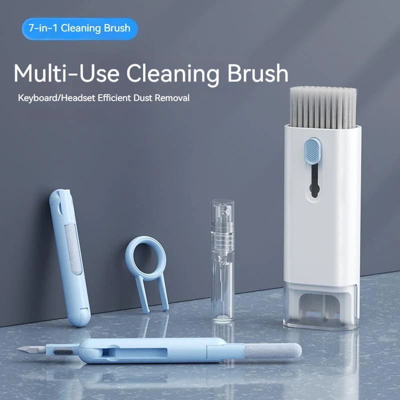 7 in 1 Cleaning Kit Computer Keyboard Cleaner Brush Earphones Cleaning Pen For AirPods iPhone Cleaning Tools Keycap Puller Set
7 in 1 Cleaning Kit Computer Keyboard Cleaner Brush Earphones Cleaning Pen For AirPods iPhone Cleaning Tools Keycap Puller Set