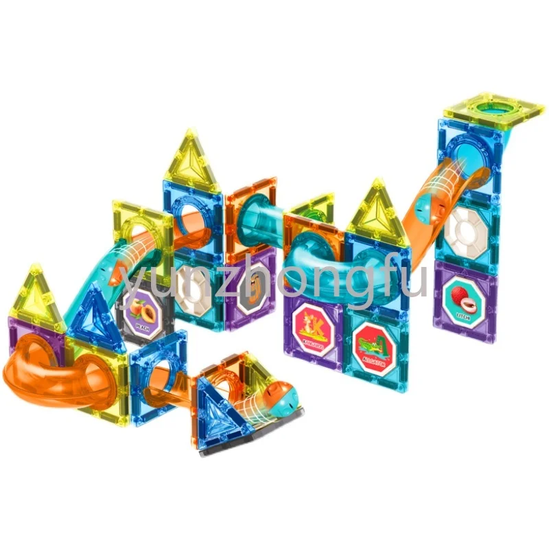 Creative Magnet Colored Window Magnetic Sheet Pipe Slide Ball Building Blocks Park Variety Supplement Children's Educational Toy
Creative Magnet Colored Window Magnetic Sheet Pipe Slide Ball Building Blocks Park Variety Supplement Children's Educational Toy