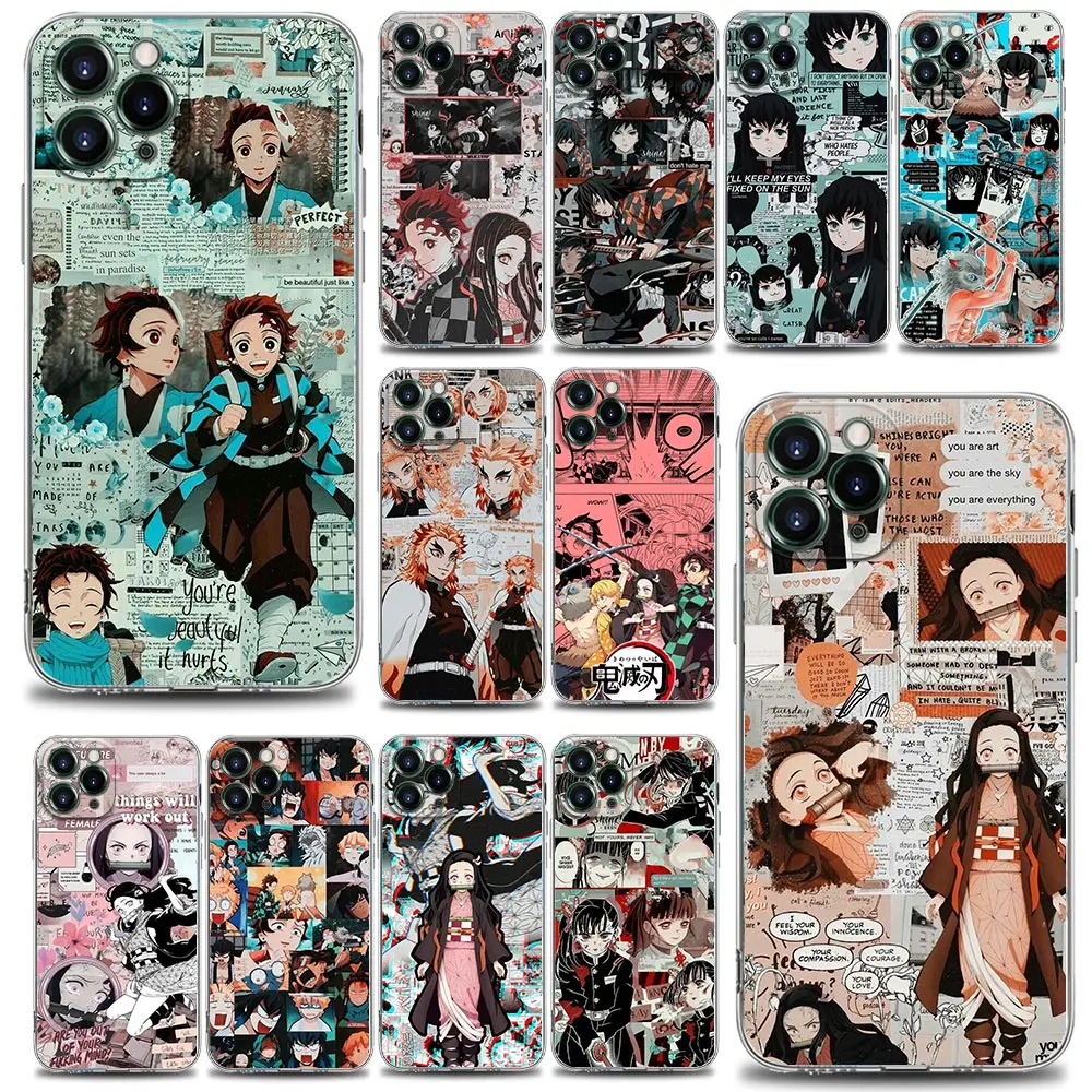 Clear Phone Case for iPhone 11 12 13 Pro Max 7 8 SE XR XS Max 5 5s 6 6s Plus Silicone Cover Anime Kimetsu No Yaiba Demon Slayer
Clear Phone Case for iPhone 11 12 13 Pro Max 7 8 SE XR XS Max 5 5s 6 6s Plus Silicone Cover Anime Kimetsu No Yaiba Demon Slayer