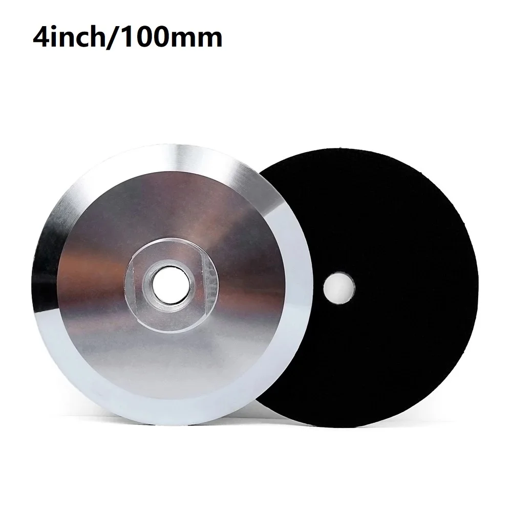 1PC 4inch Backer Polishing Pads Sliver For Diamond Polishing Pad Aluminum Base Backing Holder M14 For 100mm Sander Machines
1PC 4inch Backer Polishing Pads Sliver For Diamond Polishing Pad Aluminum Base Backing Holder M14 For 100mm Sander Machines