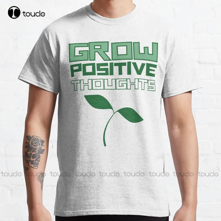 Grow Positive Thoughts Classic T-Shirt Shirts For Women Dressy Outdoor Simple Vintag Casual T-Shirt Harajuku Streetwear Xs-5Xl
Grow Positive Thoughts Classic T-Shirt Shirts For Women Dressy Outdoor Simple Vintag Casual T-Shirt Harajuku Streetwear Xs-5Xl
