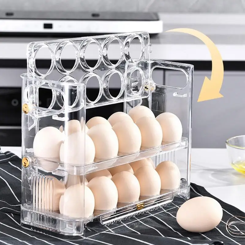 Egg Holder For Refrigerator Door Eggs Storage Rack Food Containers 3 Layer Eggs Tray Storage Box Stand Kitchen Accessories
Egg Holder For Refrigerator Door Eggs Storage Rack Food Containers 3 Layer Eggs Tray Storage Box Stand Kitchen Accessories