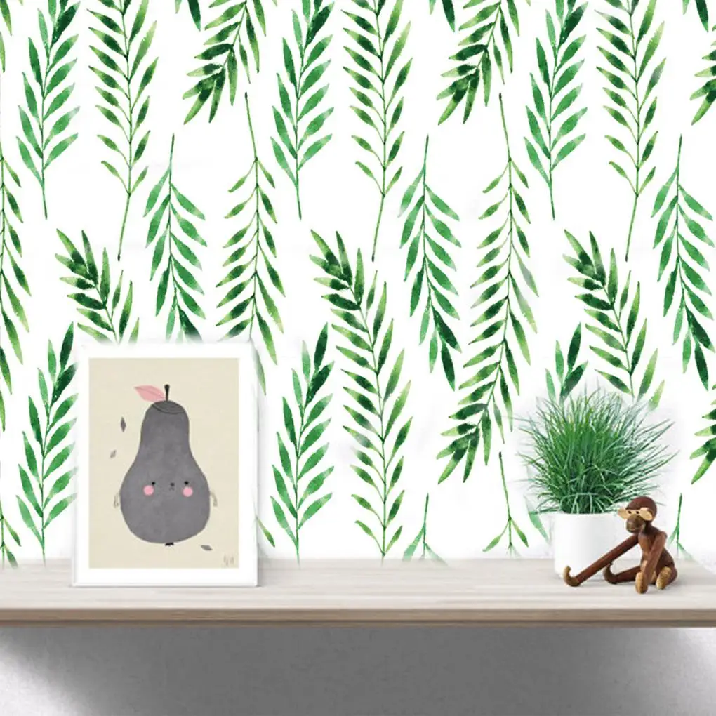6 Sheets/Set Green Tropical Leaves DIY Wall Sticker PVC Pastoral Style Living Room Decoration Wallpaper Children'S Room Decal
6 Sheets/Set Green Tropical Leaves DIY Wall Sticker PVC Pastoral Style Living Room Decoration Wallpaper Children'S Room Decal