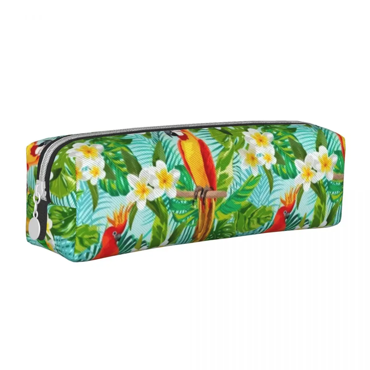 Tropical Parrot Square Pencil Case Floral Leaves Print Elementary School Fashion Leather Pencil Box Girls Boys Zipper Pen Bags
Tropical Parrot Square Pencil Case Floral Leaves Print Elementary School Fashion Leather Pencil Box Girls Boys Zipper Pen Bags