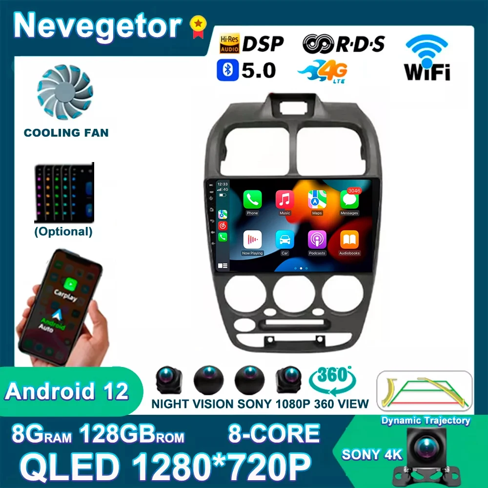 Автомобильный радиоприемник 8G 128G для Hyundai Verna Accent II 2 1999-2012 Мультимедиа 4G WIFI Carplay GPS навигация Android 12 плеер
Автомобильный радиоприемник 8G 128G для Hyundai Verna Accent II 2 1999-2012 Мультимедиа 4G WIFI Carplay GPS навигация Android 12 плеер