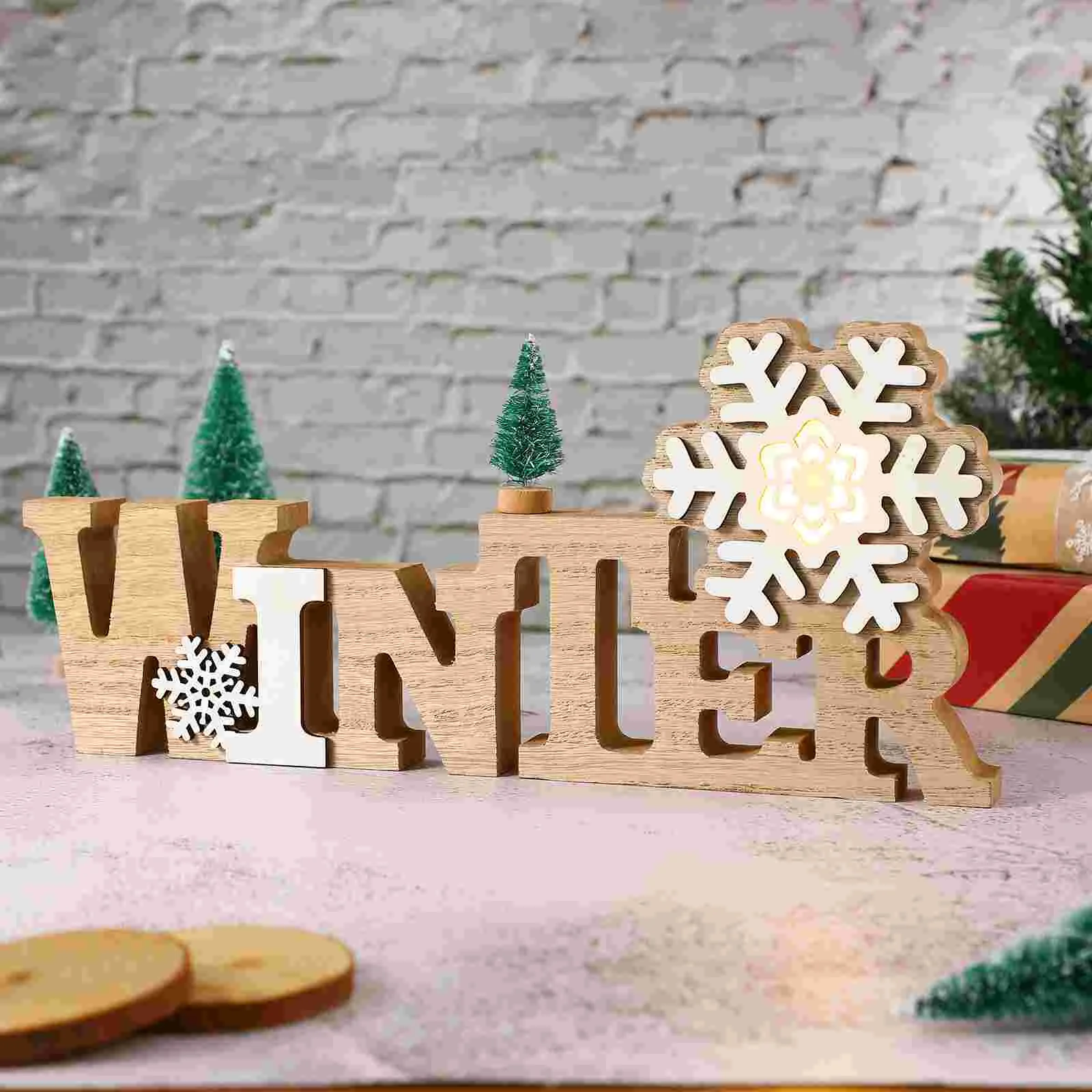 Wooden Dining Tableation Christmas Wooden Tabletop Ornaments Decorations Banquet Sign Letters Signs Desktop Light Winter
Wooden Dining Tableation Christmas Wooden Tabletop Ornaments Decorations Banquet Sign Letters Signs Desktop Light Winter
