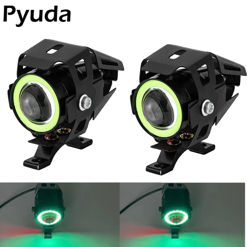 U7 Motorcycle Headlight Fog Angel Eye Bulbs Motorcycle Scooter Motorbike Lamp 12V-24V Led Light Blue Red
U7 Motorcycle Headlight Fog Angel Eye Bulbs Motorcycle Scooter Motorbike Lamp 12V-24V Led Light Blue Red