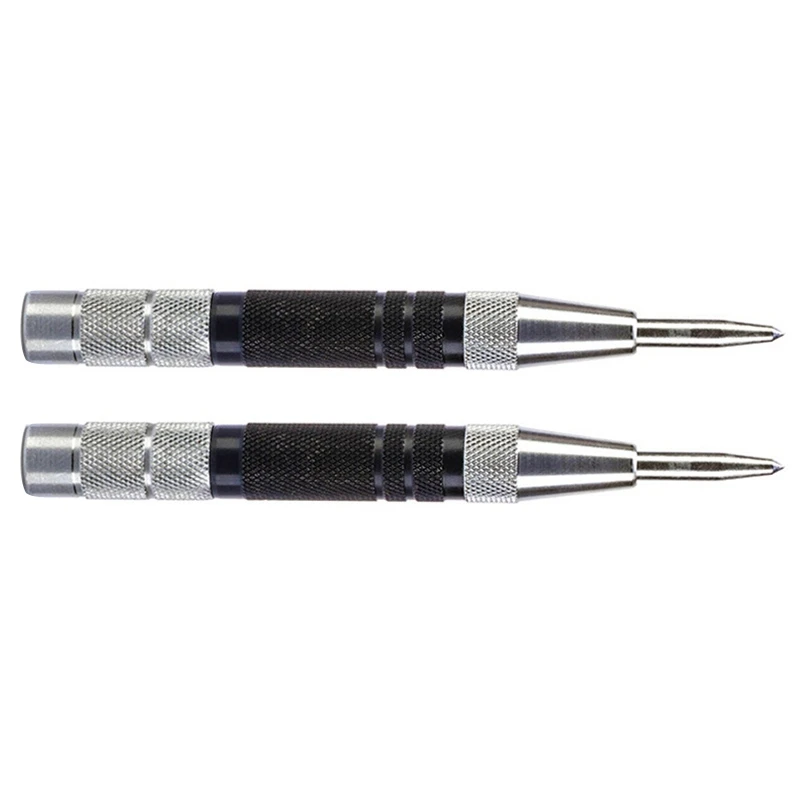 2X Super Strong Automatic Centre Punch And General Automatic Center Punch Adjustable Spring Loaded Metal Drill Tool
2X Super Strong Automatic Centre Punch And General Automatic Center Punch Adjustable Spring Loaded Metal Drill Tool