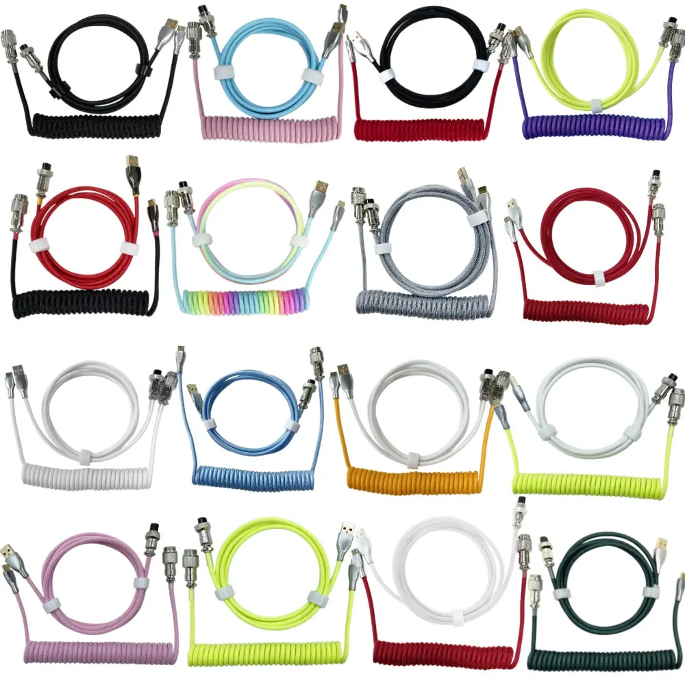Оригинальный USB-кабель Akko Type C, механическая клавиатура, спиральная, 1,7 м, персонализированный игровой спиральный Авиатор, кабель для передачи данных, воздушный разъем
Оригинальный USB-кабель Akko Type C, механическая клавиатура, спиральная, 1,7 м, персонализированный игровой спиральный Авиатор, кабель для передачи данных, воздушный разъем
