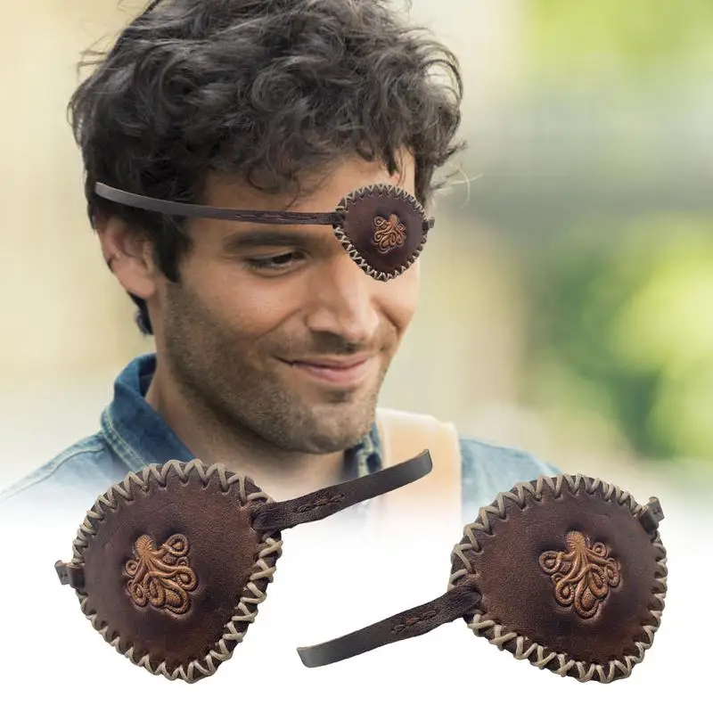 Eye Patch Retro PU Leather Eye Patch Fancy Dress Eye Shield Adjustable Medieval Gothic Cosplay Costume Steampunk Accessories
Eye Patch Retro PU Leather Eye Patch Fancy Dress Eye Shield Adjustable Medieval Gothic Cosplay Costume Steampunk Accessories