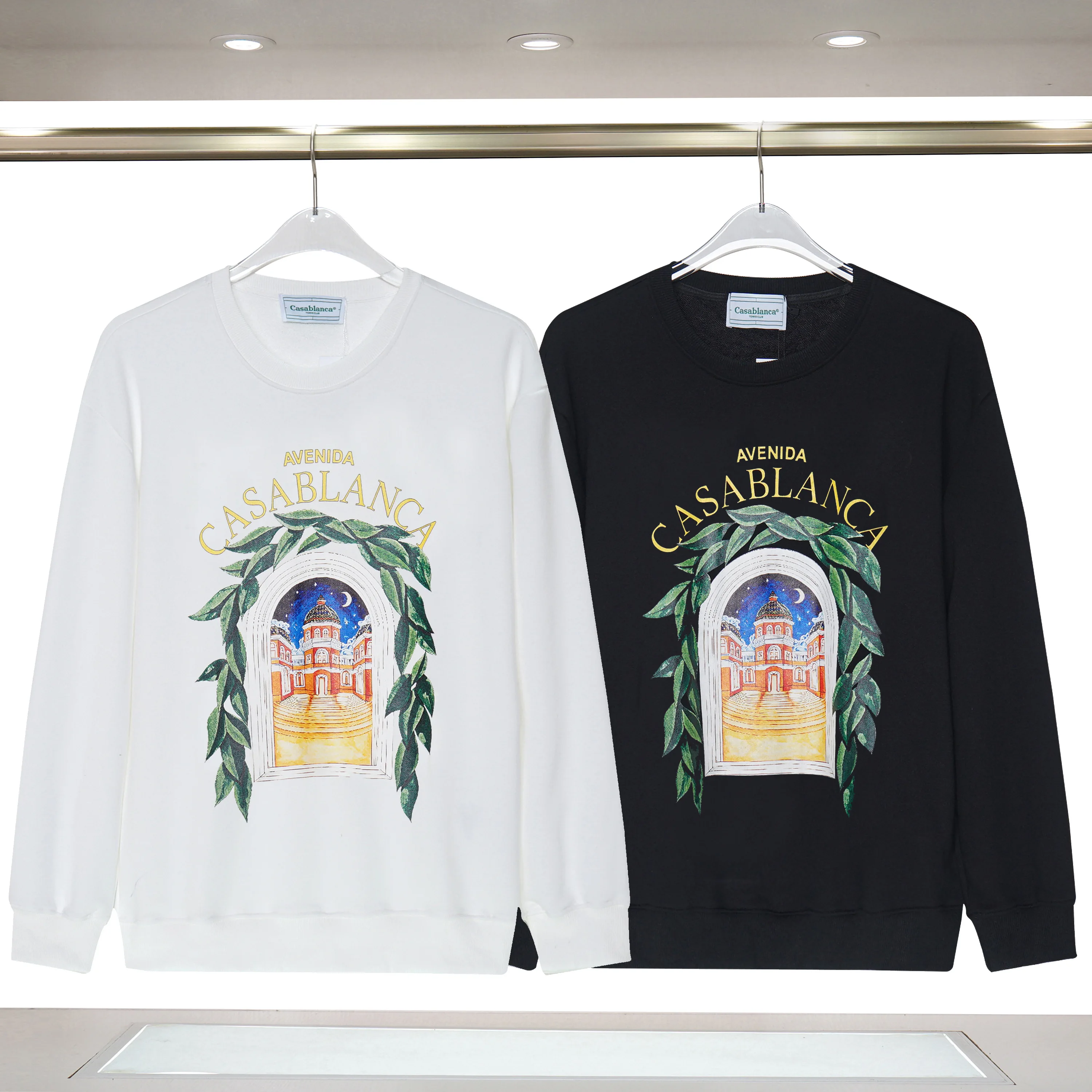 Casablanca 2023 autumn and winter new crewneck hoodie star castle letter logo printed casual long-sleeved top
Casablanca 2023 autumn and winter new crewneck hoodie star castle letter logo printed casual long-sleeved top