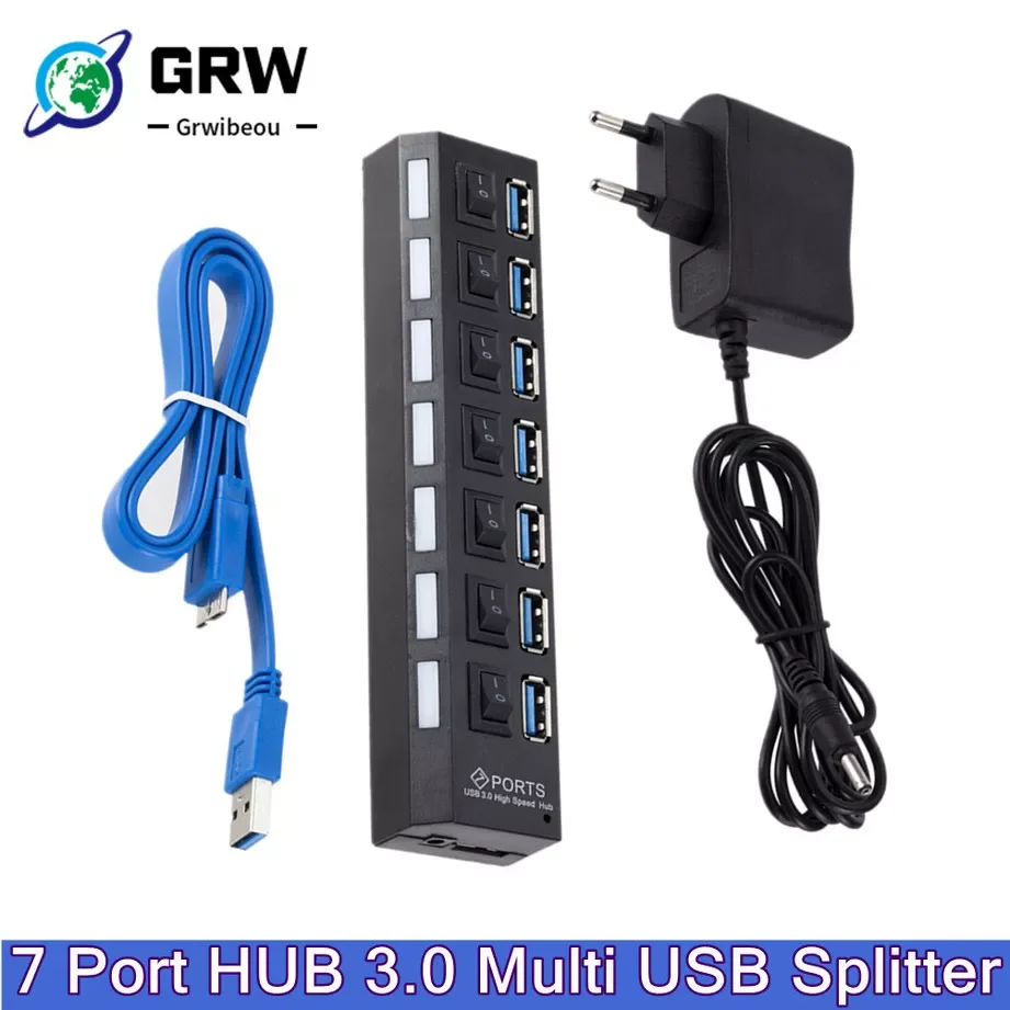 USB 3,0 разветвитель, мультипорт, 7 портов, OTG разветвитель, зарядка с адаптером питания, светодиодный USB разветвитель с несколькими портами для ...
USB 3,0 разветвитель, мультипорт, 7 портов, OTG разветвитель, зарядка с адаптером питания, светодиодный USB разветвитель с несколькими портами для ...