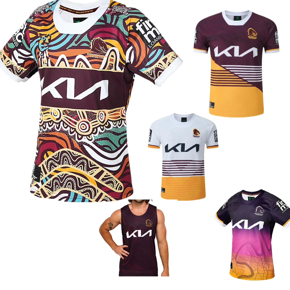2023 2024 Brisbane Broncos INDIGENOUS rugby jersey Australia Broncos Retro Rugby shirt Fishing suit jerseys singlet Custom
2023 2024 Brisbane Broncos INDIGENOUS rugby jersey Australia Broncos Retro Rugby shirt Fishing suit jerseys singlet Custom
