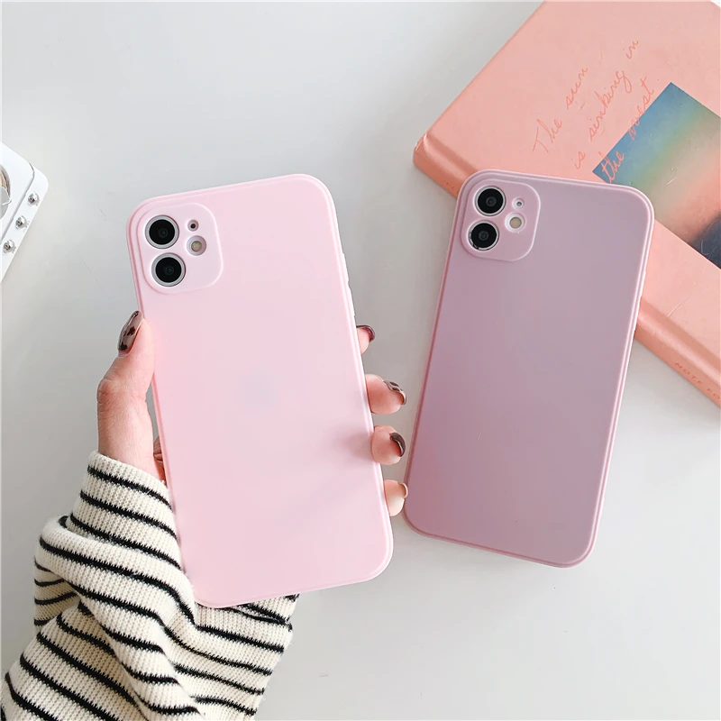Матовый Мягкий силиконовый чехол с квадратной рамкой для телефона iPhone 12 Mini 11 Pro XS Max X XR 6S 7 8 Plus SE, задняя крышка с полной защитой на 2020 градусов
Матовый Мягкий силиконовый чехол с квадратной рамкой для телефона iPhone 12 Mini 11 Pro XS Max X XR 6S 7 8 Plus SE, задняя крышка с полной защитой на 2020 градусов