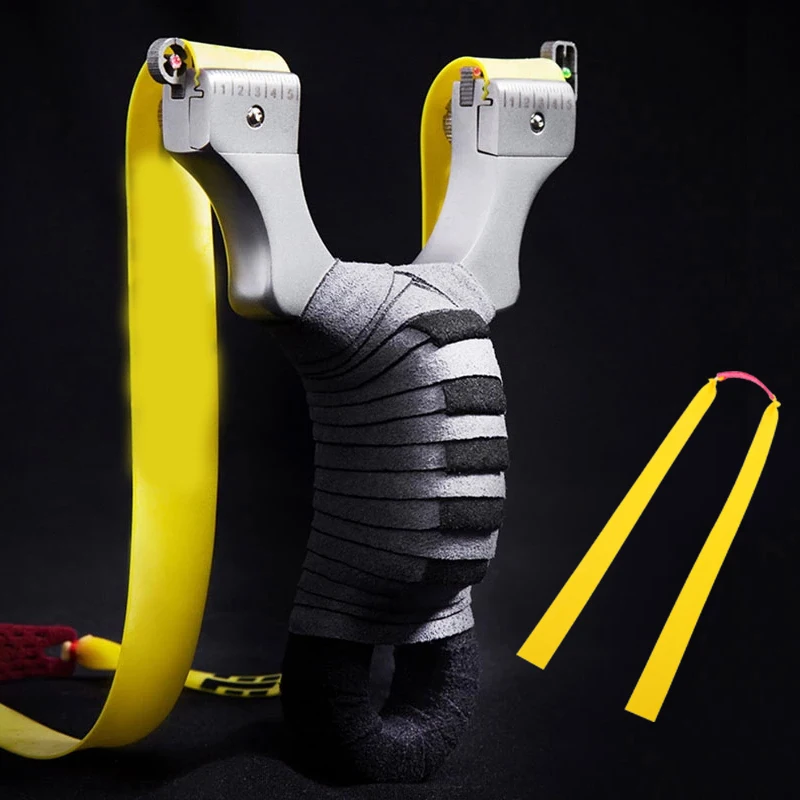 Stainless Steel Shooting Slingshot High-precision With Flat Rubber Band High-elasticity New Outdoor Hunting Special Slingshot
Stainless Steel Shooting Slingshot High-precision With Flat Rubber Band High-elasticity New Outdoor Hunting Special Slingshot