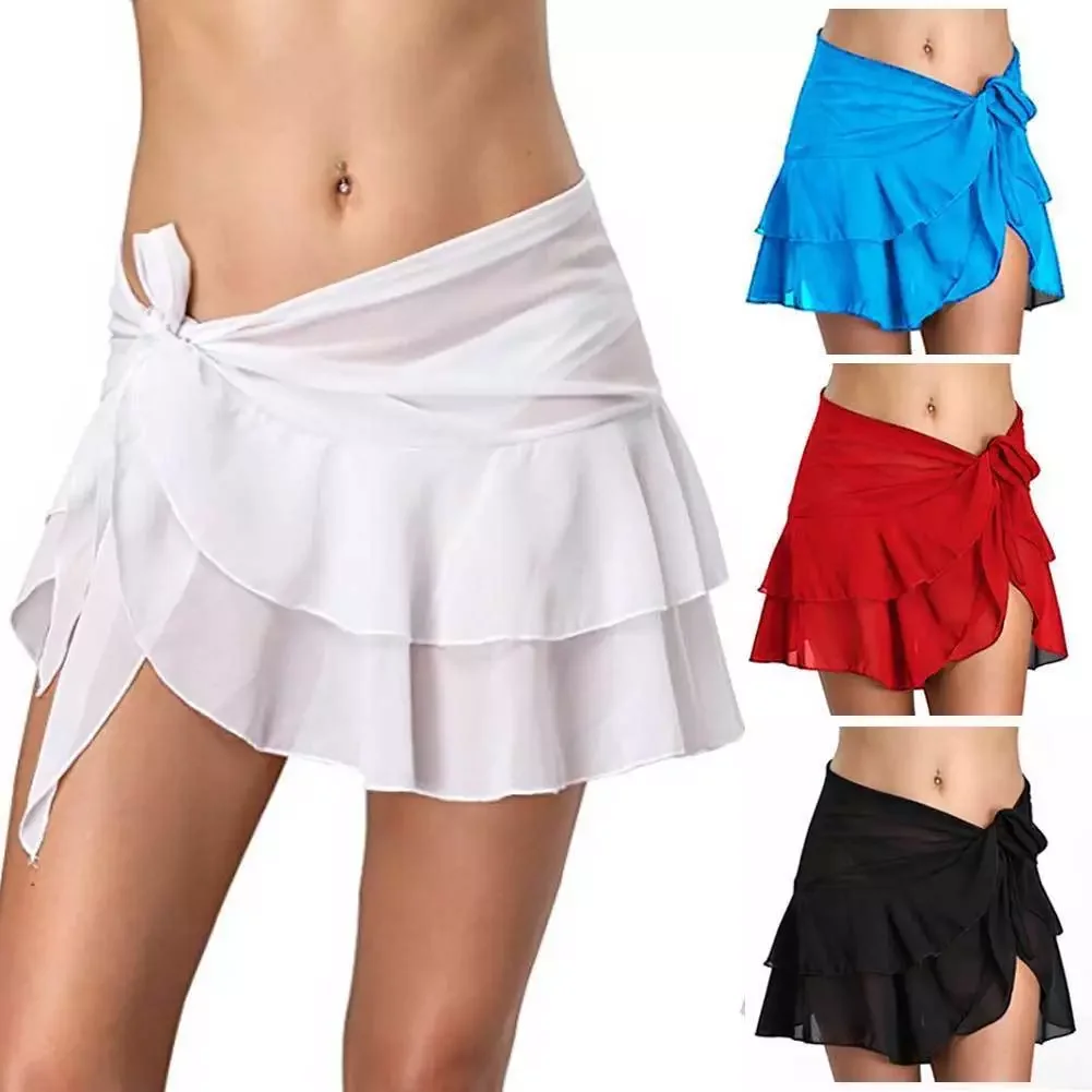 See Through Bikini Cover Up Short Women Beach Skirts Swimwear Pareo Wrap Sarong Skirt Swimsuit Beachwear 
See Through Bikini Cover Up Short Women Beach Skirts Swimwear Pareo Wrap Sarong Skirt Swimsuit Beachwear