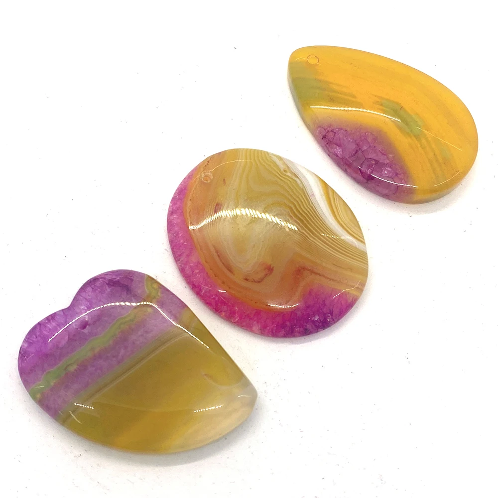 1pcs Natural Stone Yellow Onyx Necklace Pendant DIY Charm Egg Shape Drop Earring Accessories for Necklace Jewelry 30-48mm
1pcs Natural Stone Yellow Onyx Necklace Pendant DIY Charm Egg Shape Drop Earring Accessories for Necklace Jewelry 30-48mm