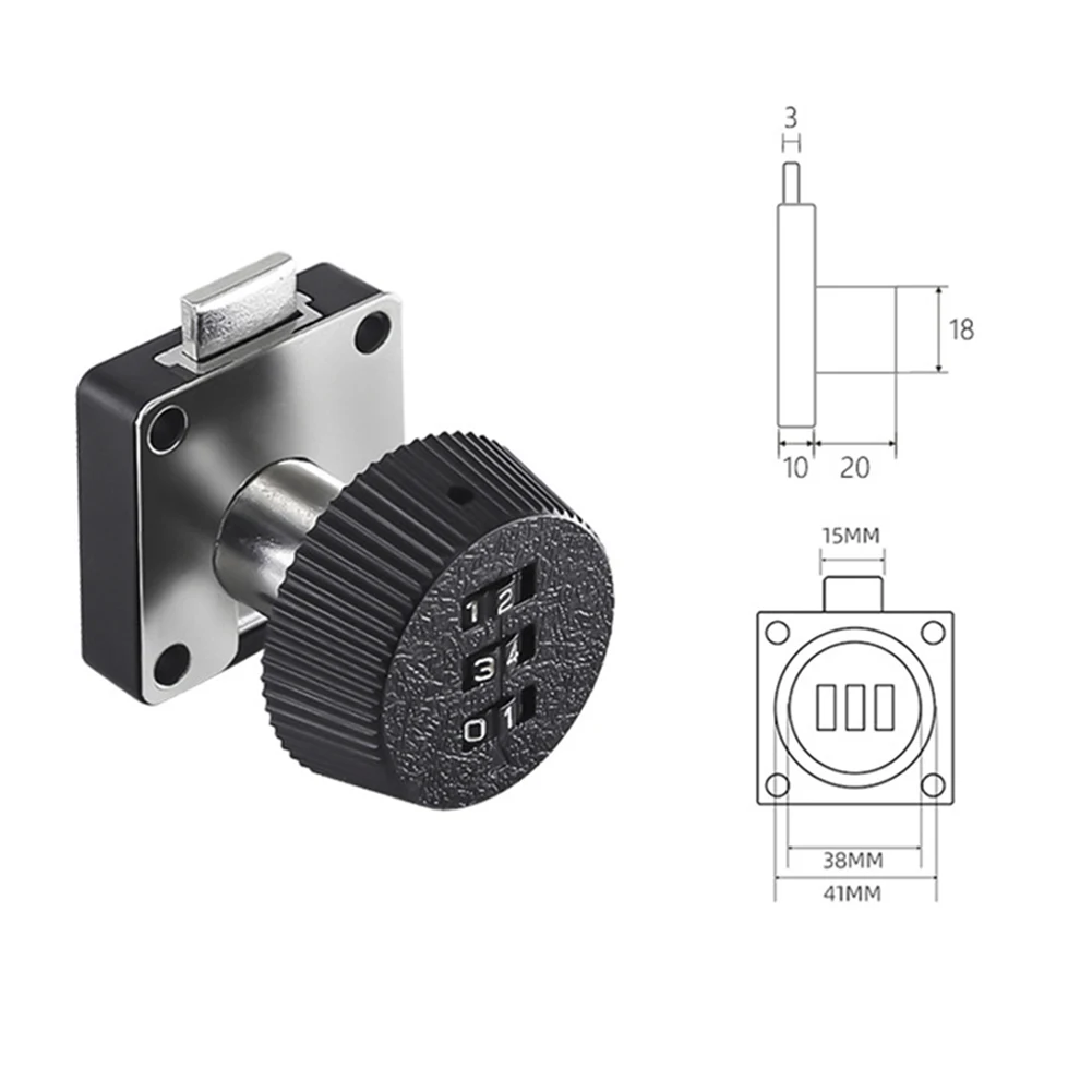 Drawer Code Lock 3 Digit Combination Password Box Lock Cam Code Lock Zinc Alloy For Mailbox Furniture Cabinet Door Hardware
Drawer Code Lock 3 Digit Combination Password Box Lock Cam Code Lock Zinc Alloy For Mailbox Furniture Cabinet Door Hardware