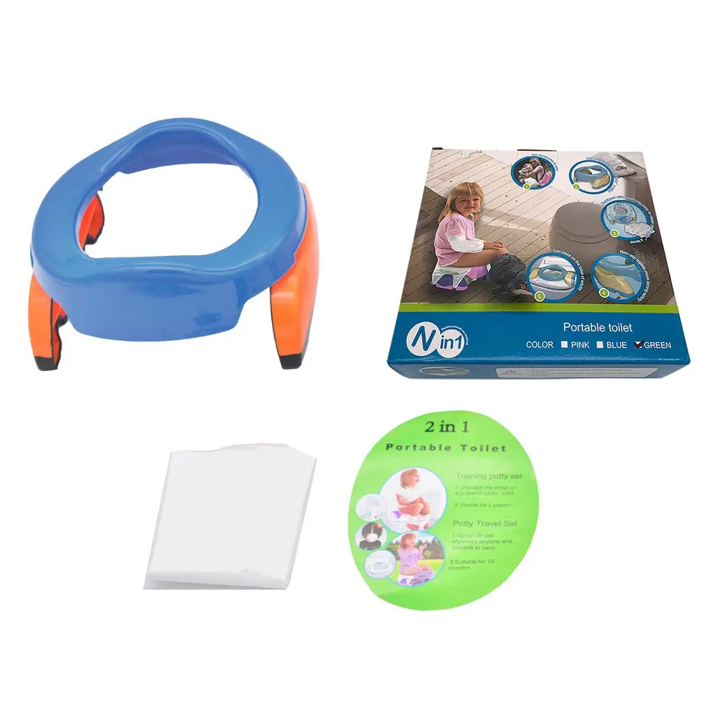 Portable Baby Infant Chamber Pots Foldaway Infant Toilet Training Seat Car Travel Potty Rings with Urine Bag Lightweight Toilet
Portable Baby Infant Chamber Pots Foldaway Infant Toilet Training Seat Car Travel Potty Rings with Urine Bag Lightweight Toilet