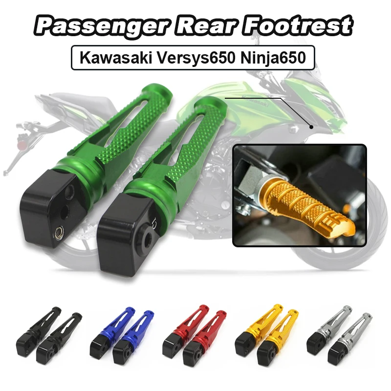 Motorcycle CNC Passenger Rear Footrest Foot Pegs Rest Pedals for Kawasaki Versys650 Ninja650
Motorcycle CNC Passenger Rear Footrest Foot Pegs Rest Pedals for Kawasaki Versys650 Ninja650