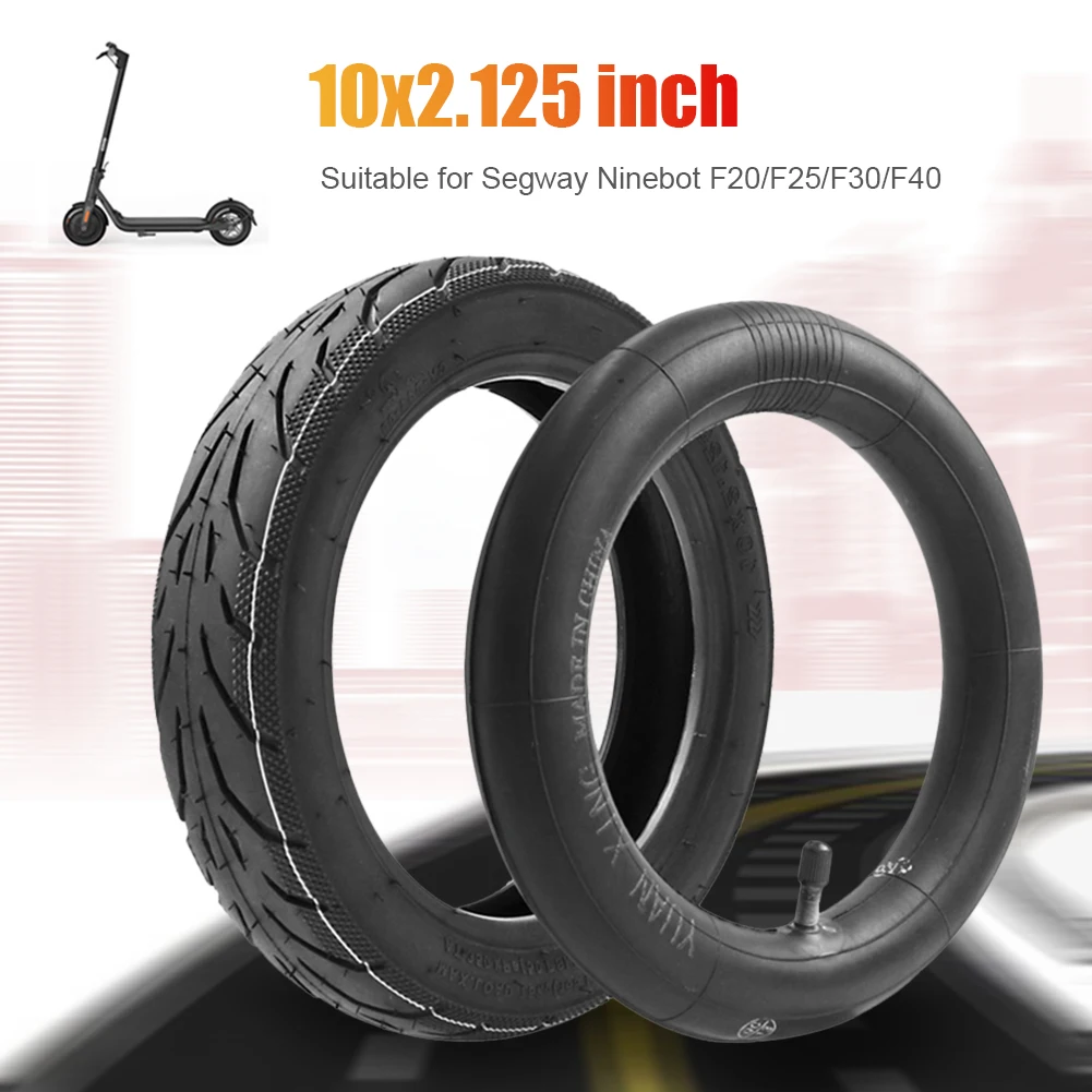 For Segway Ninebot F20 F25 F30 F40 Electric Scooter Rubber Tire 10*2.125 Upgraded Thicken Inner Tube Replacement accessories
For Segway Ninebot F20 F25 F30 F40 Electric Scooter Rubber Tire 10*2.125 Upgraded Thicken Inner Tube Replacement accessories