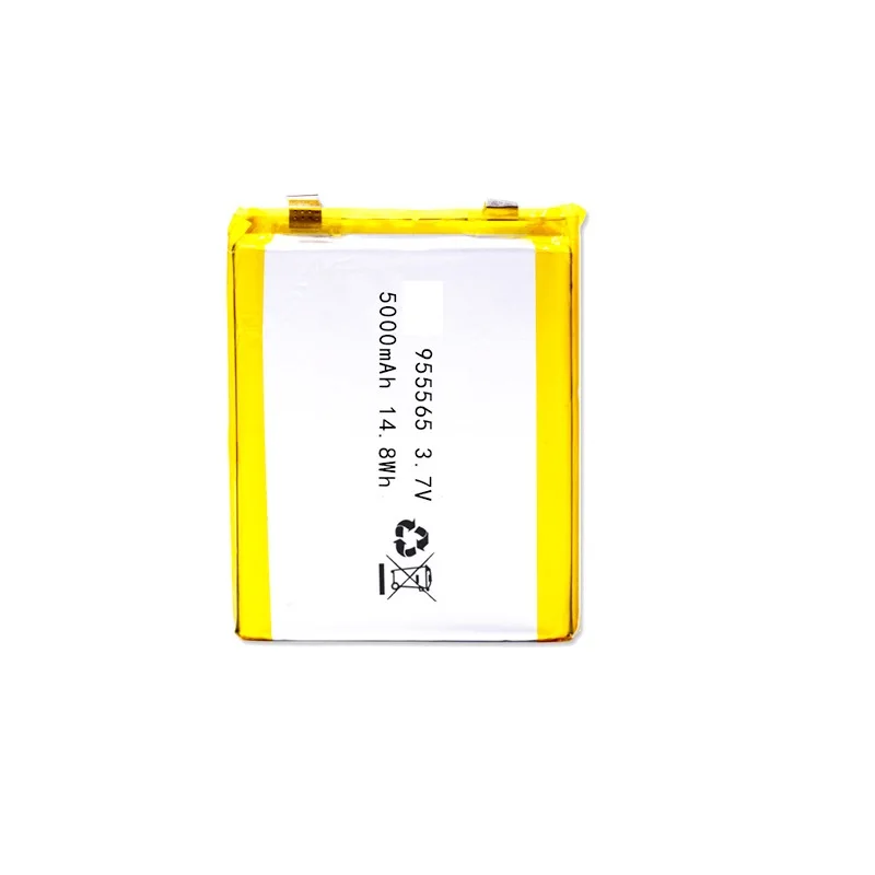 3.7V 5000mAh Lithium Polymer Batteries 955565 Rechargeable Battery For Power Bank Bluetooth Speakers Tablet DVD Accessories
3.7V 5000mAh Lithium Polymer Batteries 955565 Rechargeable Battery For Power Bank Bluetooth Speakers Tablet DVD Accessories